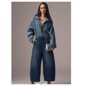 Pilcro by Anthropologie: Curve High-Rise Tapered Barrel Jeans, Size 29 NWOT